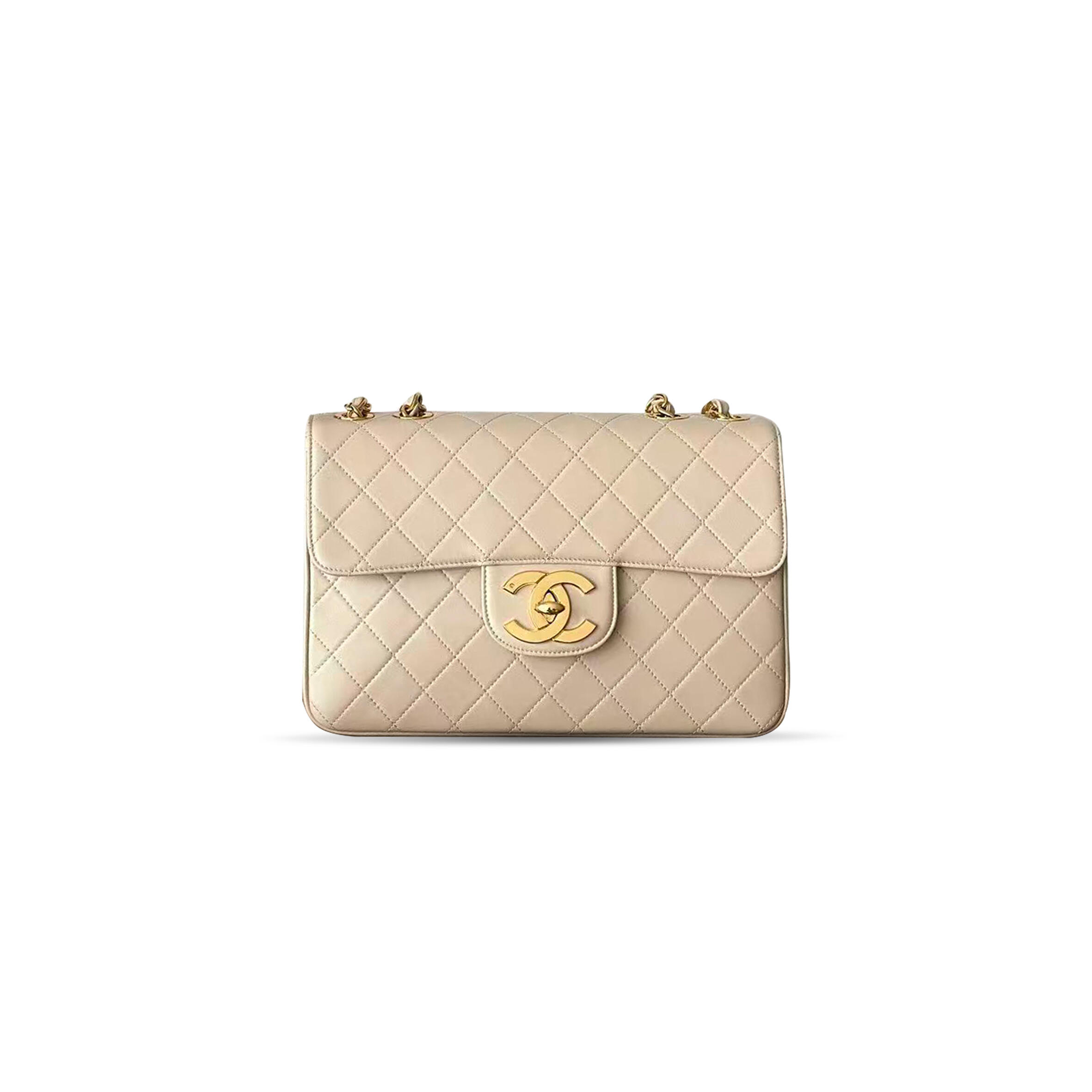 CHANEL VINTAGE CLASSIC FLAP BAG (30*20*8cm)